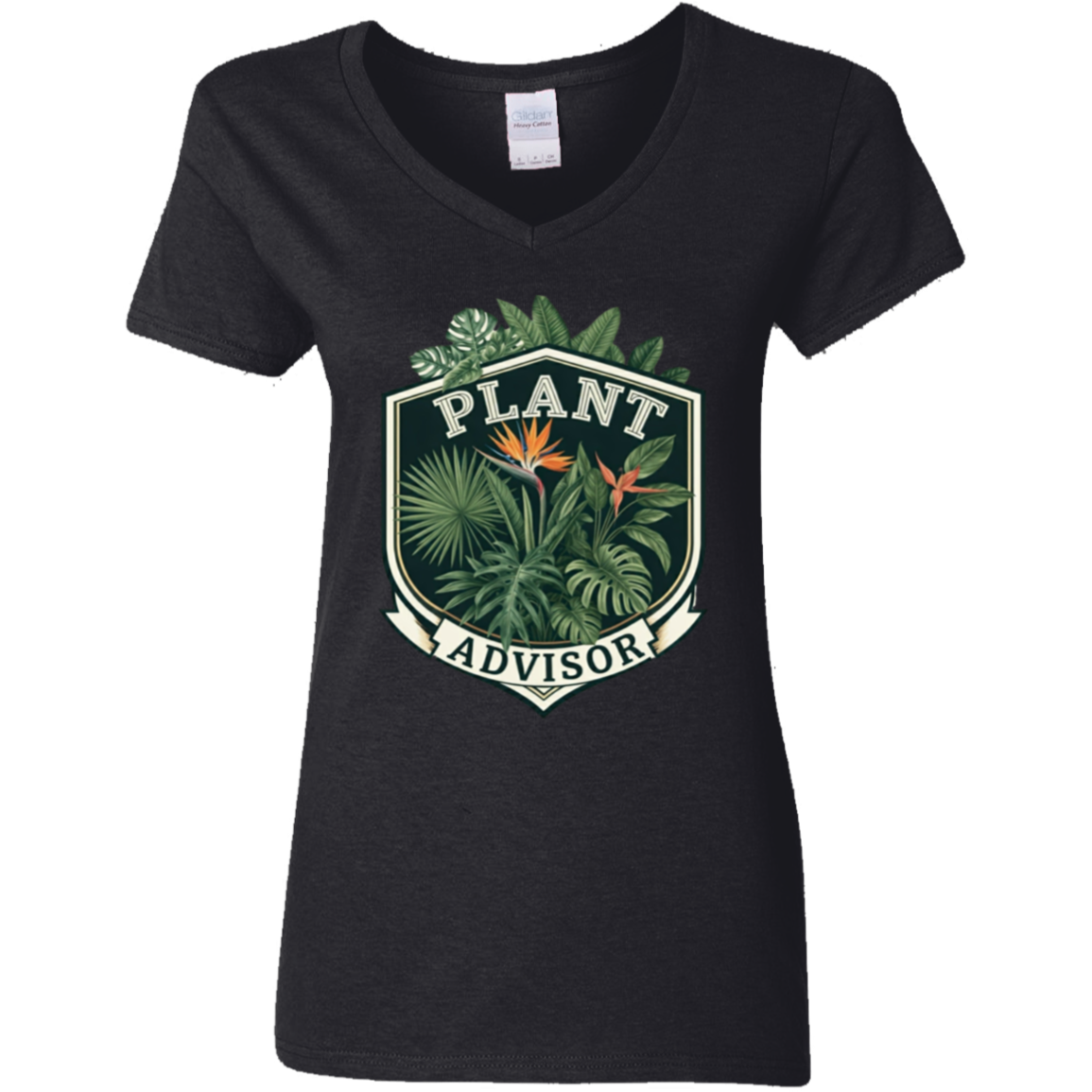 G500VL Ladies' 5.3 oz. V-Neck T-Shirt