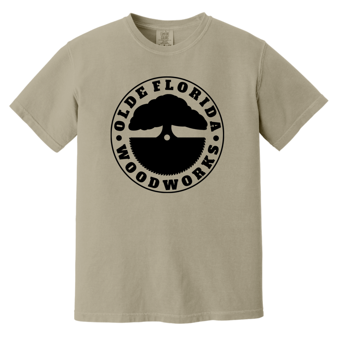 OLDE FLORIDA WOODWORKS CC1717 Heavyweight Garment-Dyed T-Shirt