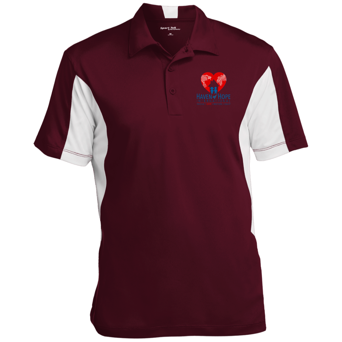 HOHI ST655 Men's Colorblock Performance Polo