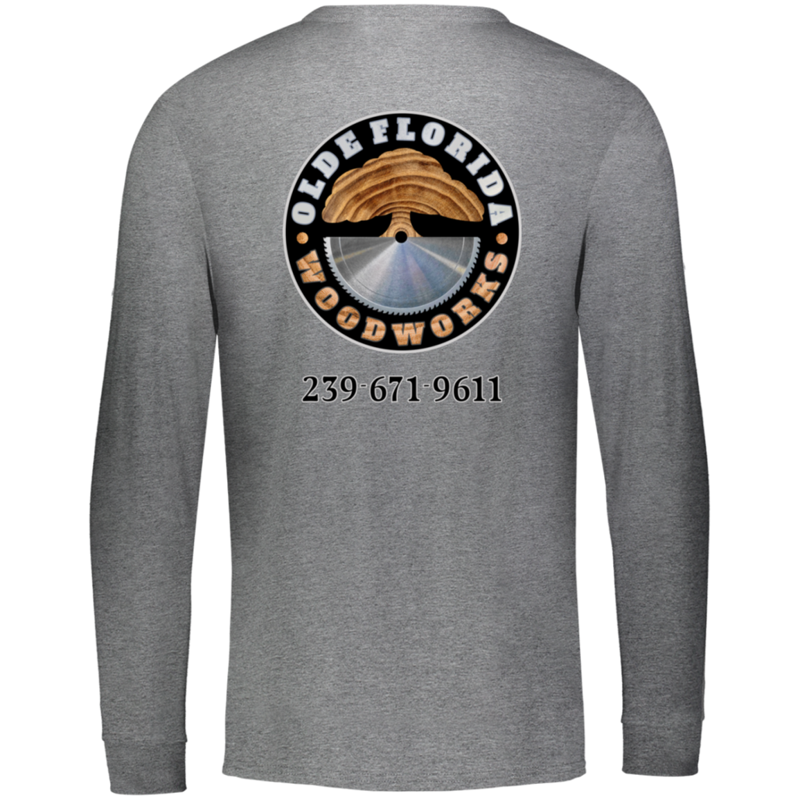 OLDE FLORIDA WOODWORKS 64LTTM Essential Dri-Power Long Sleeve Tee
