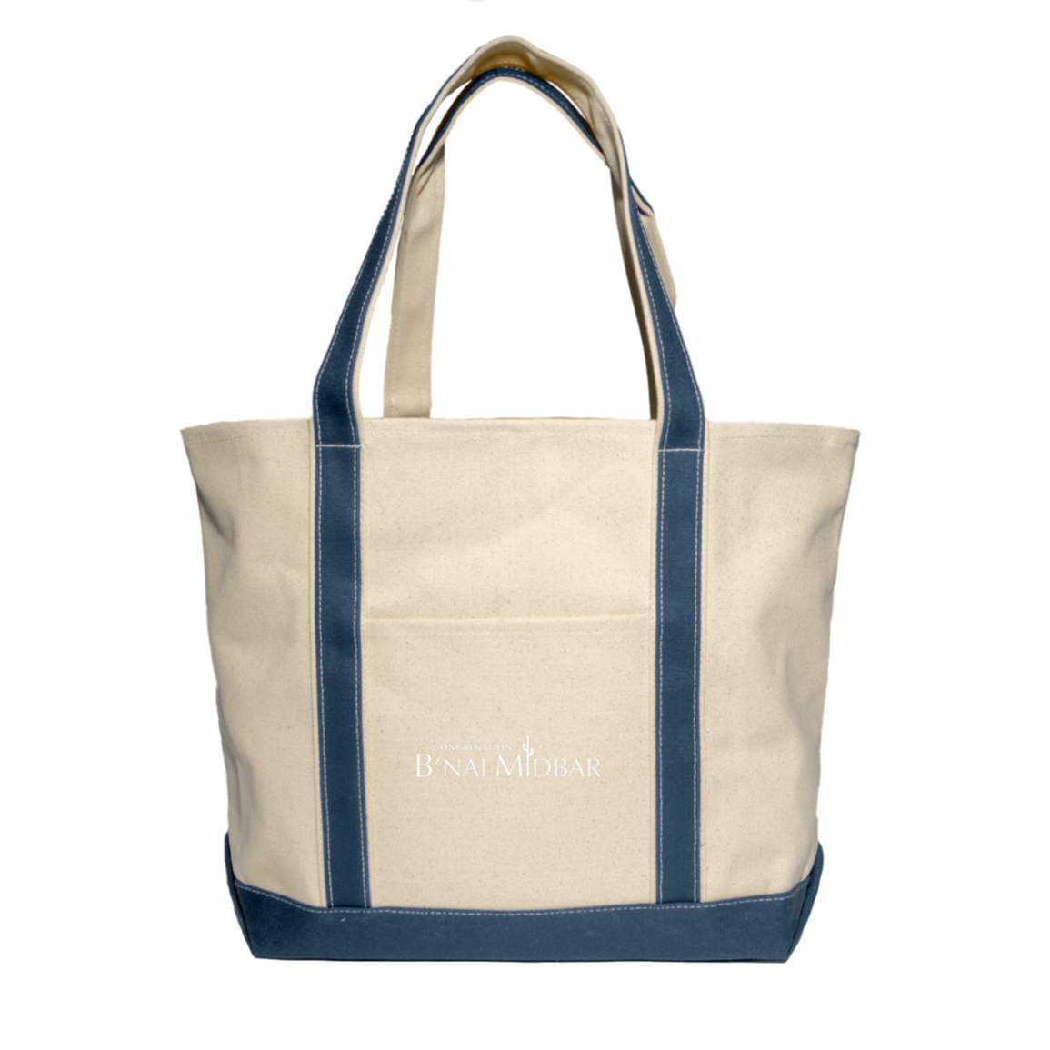 B'nai Midbar 8872 Liberty Bags XL Cotton Canvas Boat Tote