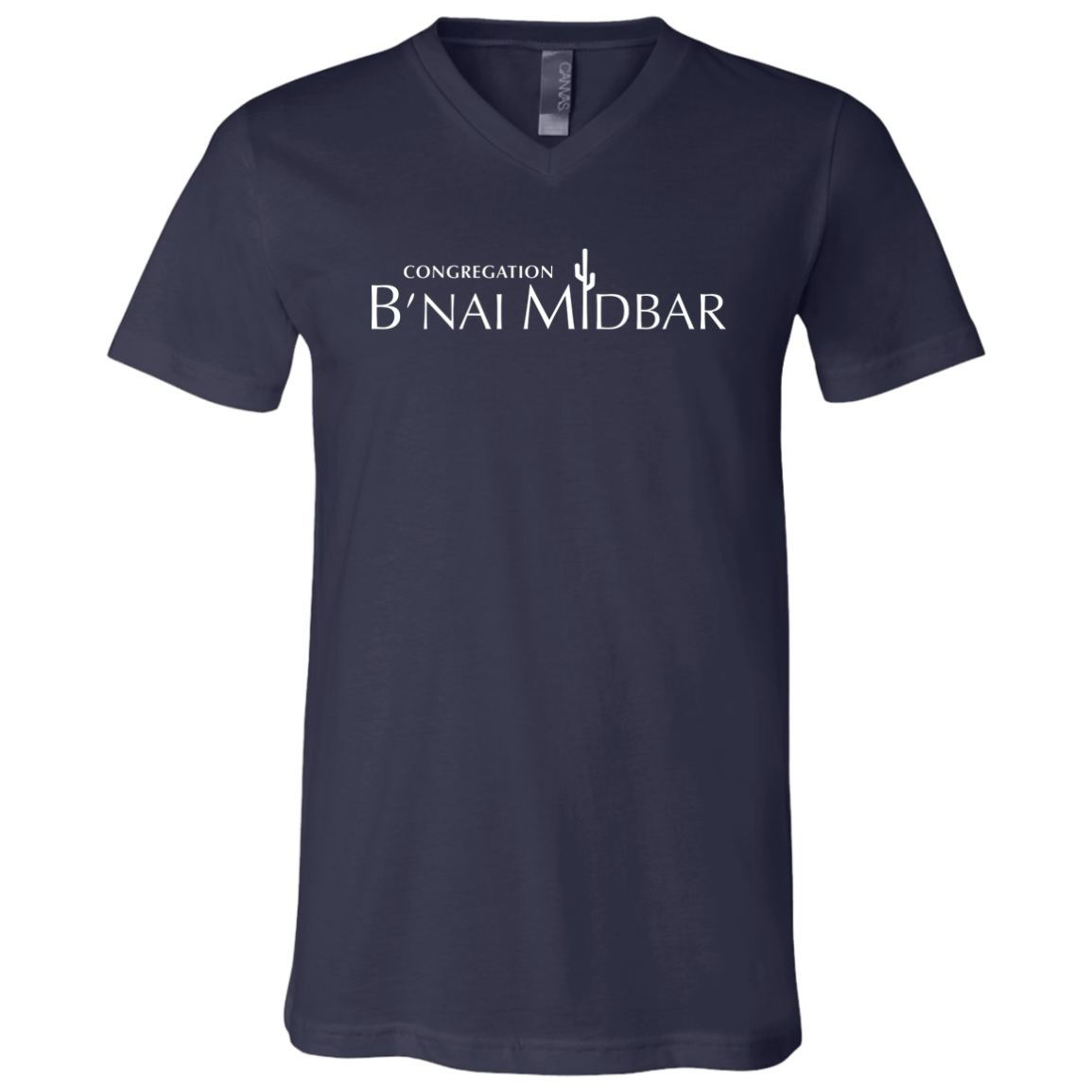 B'nai Midbar 3005 Unisex Jersey SS V-Neck T-Shirt