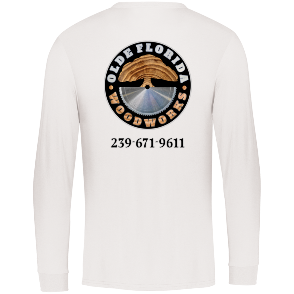 OLDE FLORIDA WOODWORKS 64LTTM Essential Dri-Power Long Sleeve Tee