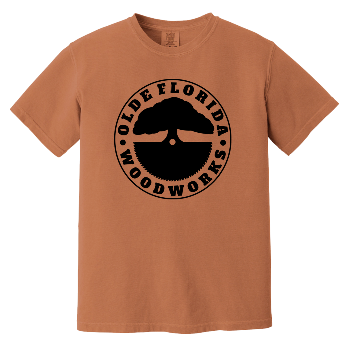 OLDE FLORIDA WOODWORKS CC1717 Heavyweight Garment-Dyed T-Shirt
