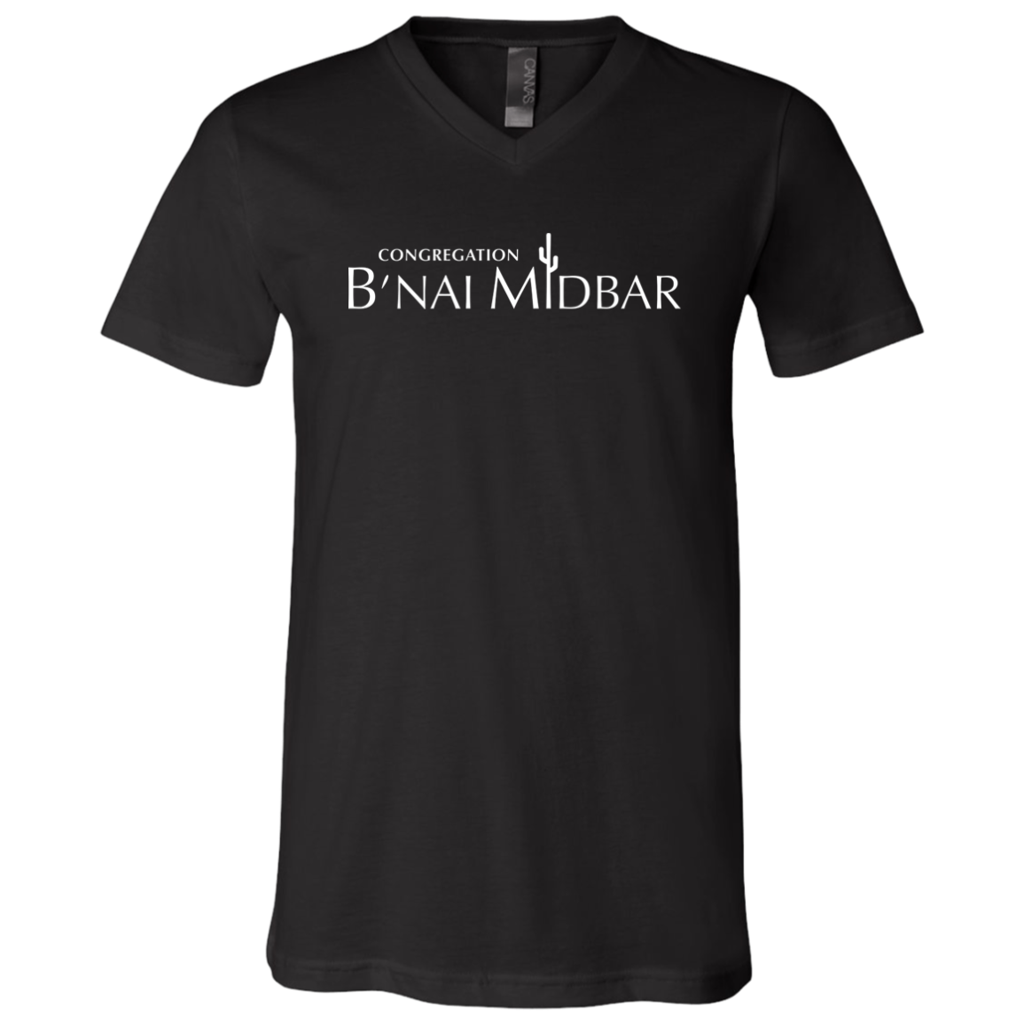 B'nai Midbar 3005 Unisex Jersey SS V-Neck T-Shirt