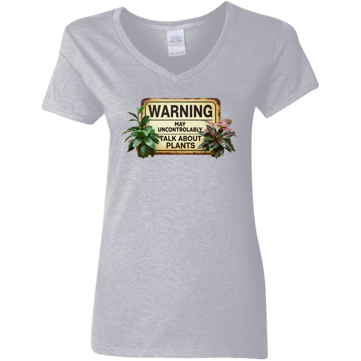 G500VL Ladies' 5.3 oz. V-Neck T-Shirt