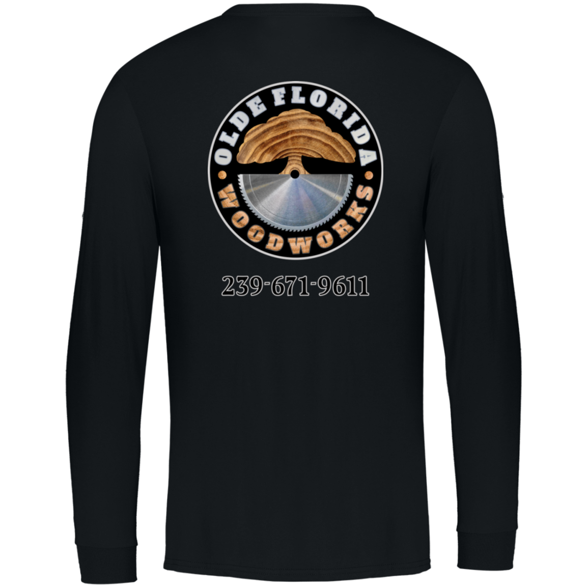 OLDE FLORIDA WOODWORKS 64LTTM Essential Dri-Power Long Sleeve Tee