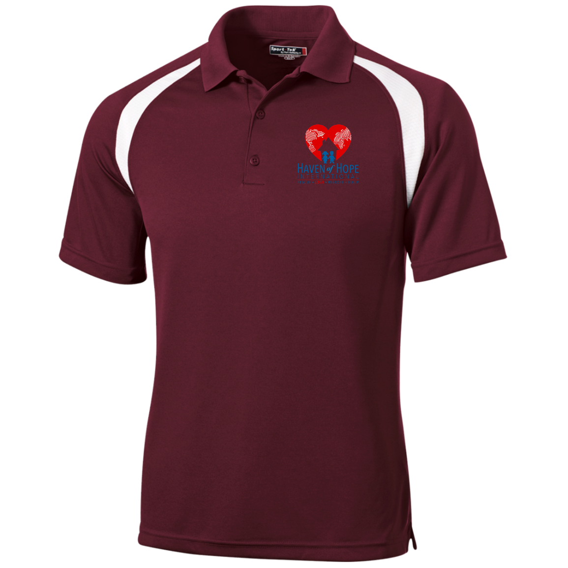 HOHI T476 Moisture-Wicking Tag-Free Golf Shirt