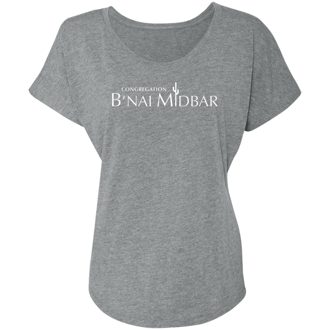 B'nai Midbar NL6760 Ladies' Triblend Dolman Sleeve