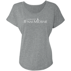 B'nai Midbar NL6760 Ladies' Triblend Dolman Sleeve