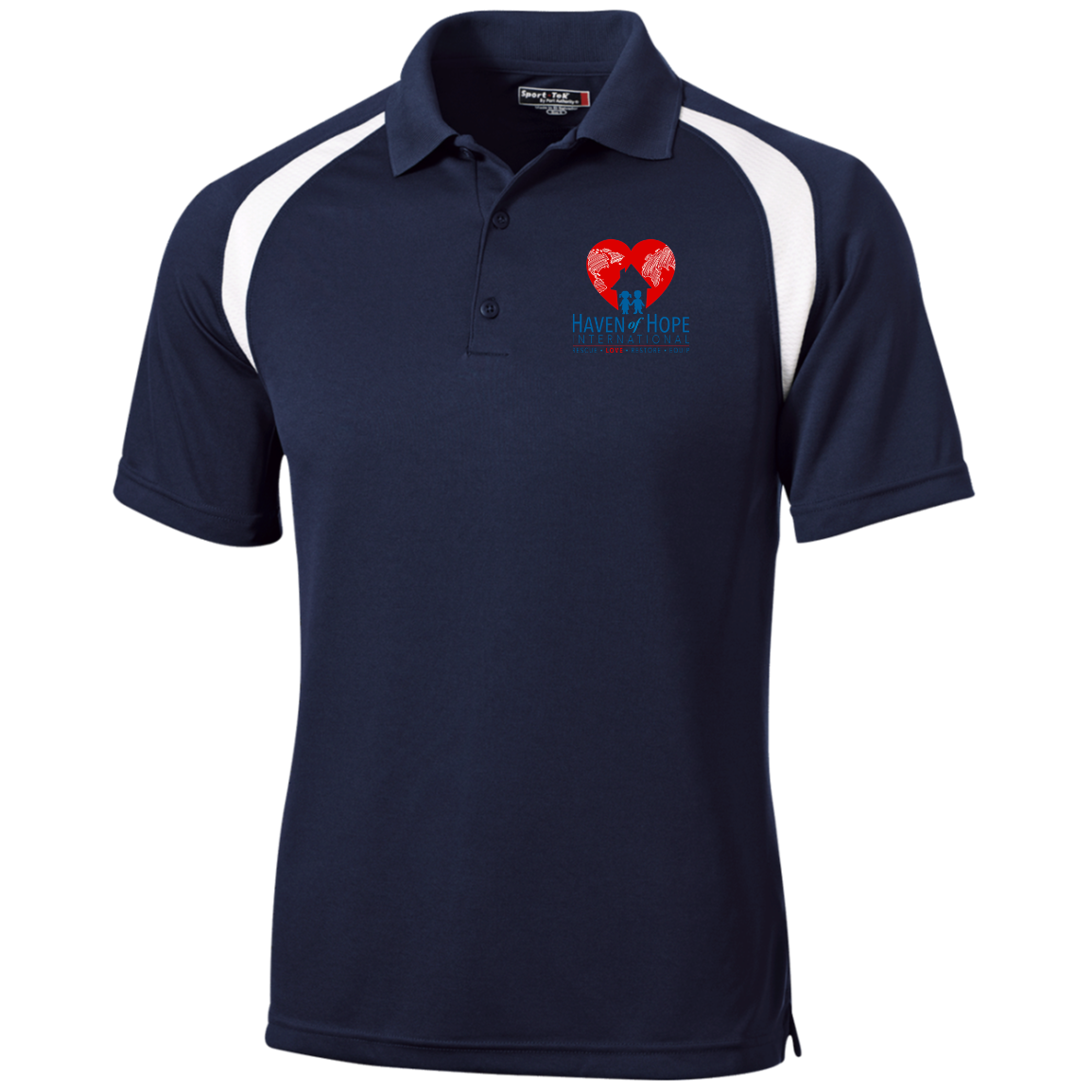 HOHI T476 Moisture-Wicking Tag-Free Golf Shirt