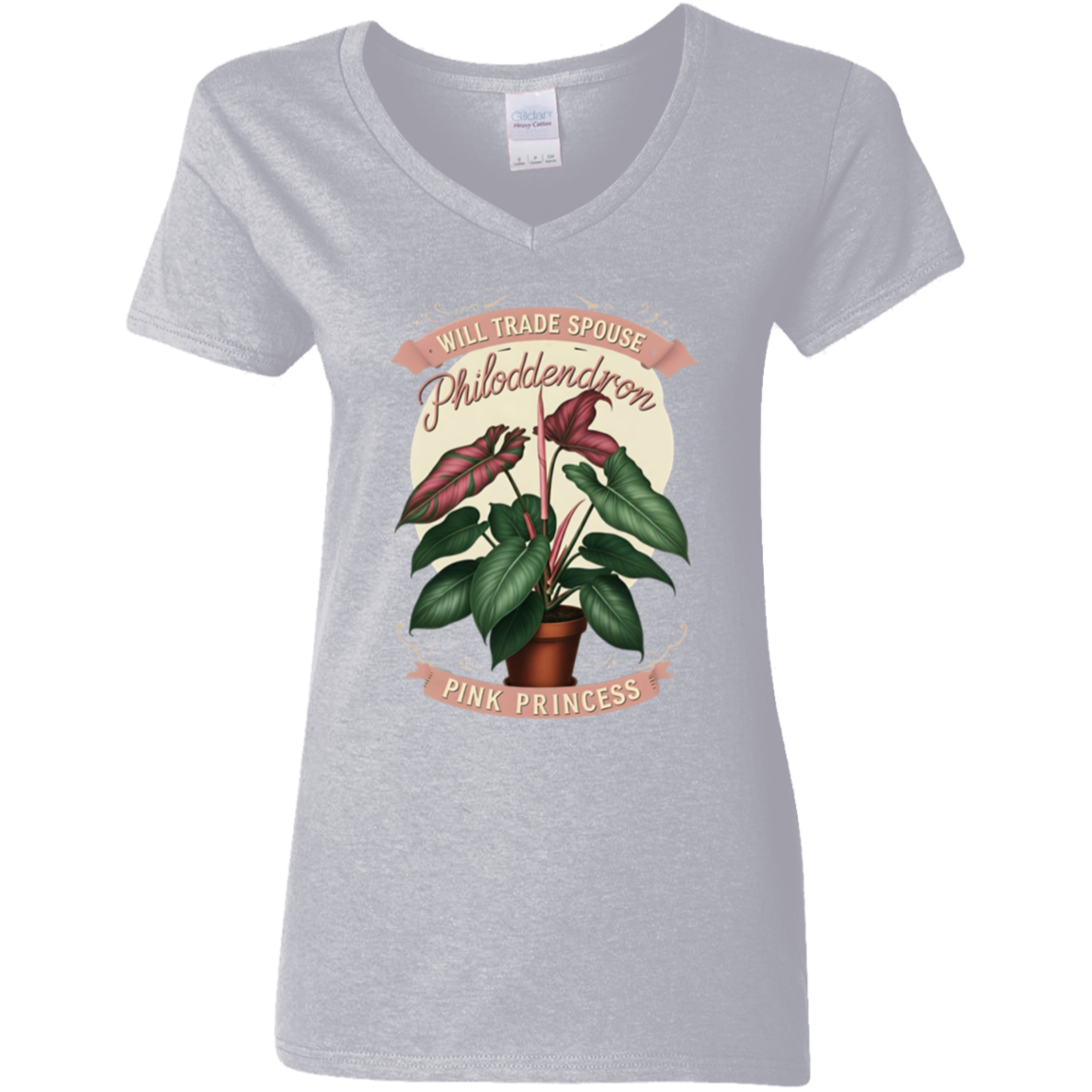 G500VL Ladies' 5.3 oz. V-Neck T-Shirt