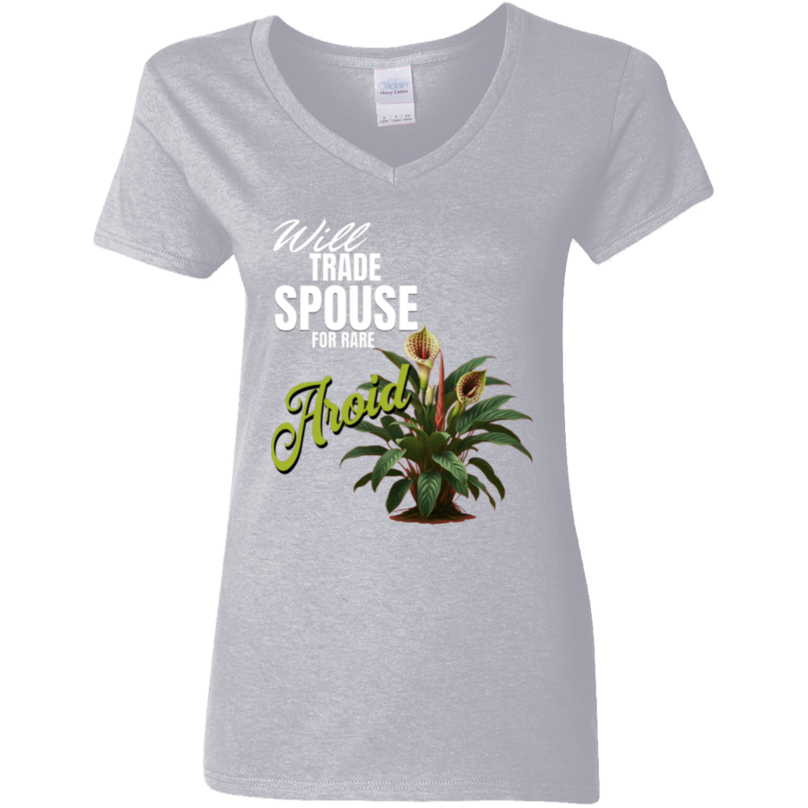 G500VL Ladies' 5.3 oz. V-Neck T-Shirt