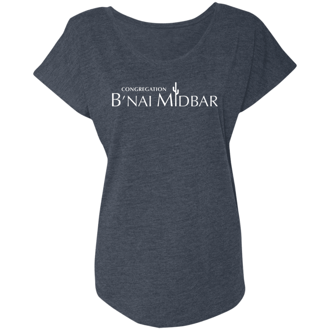 B'nai Midbar NL6760 Ladies' Triblend Dolman Sleeve
