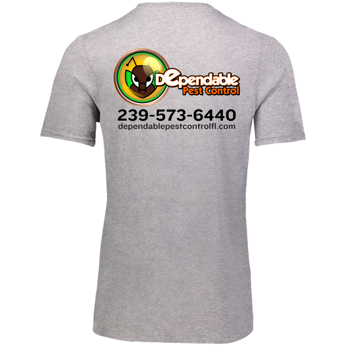 DEPENDABLE PEST CONTROL 64STTM Essential Dri-Power Tee