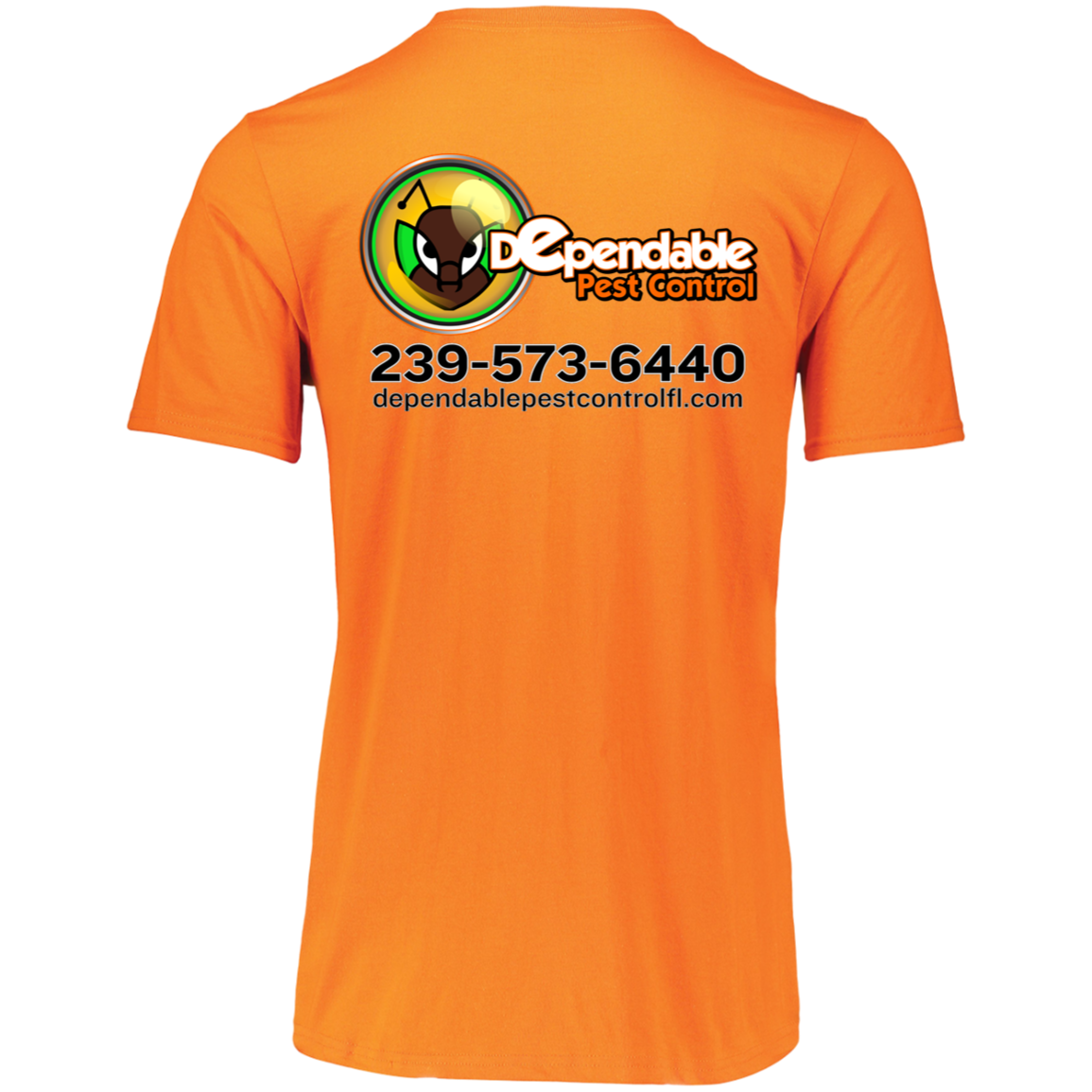 DEPENDABLE PEST CONTROL 64STTM Essential Dri-Power Tee