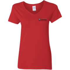 E&F Ladies' 5.3 oz. V-Neck T-Shirt