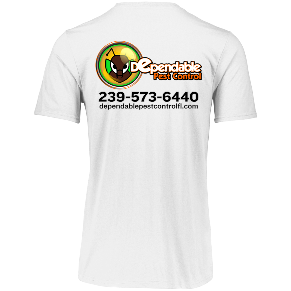 DEPENDABLE PEST CONTROL 64STTM Essential Dri-Power Tee