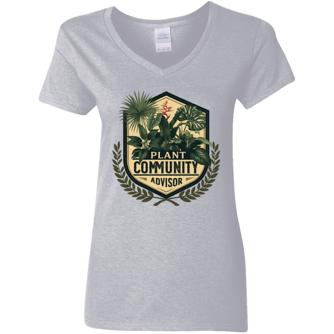 G500VL Ladies' 5.3 oz. V-Neck T-Shirt