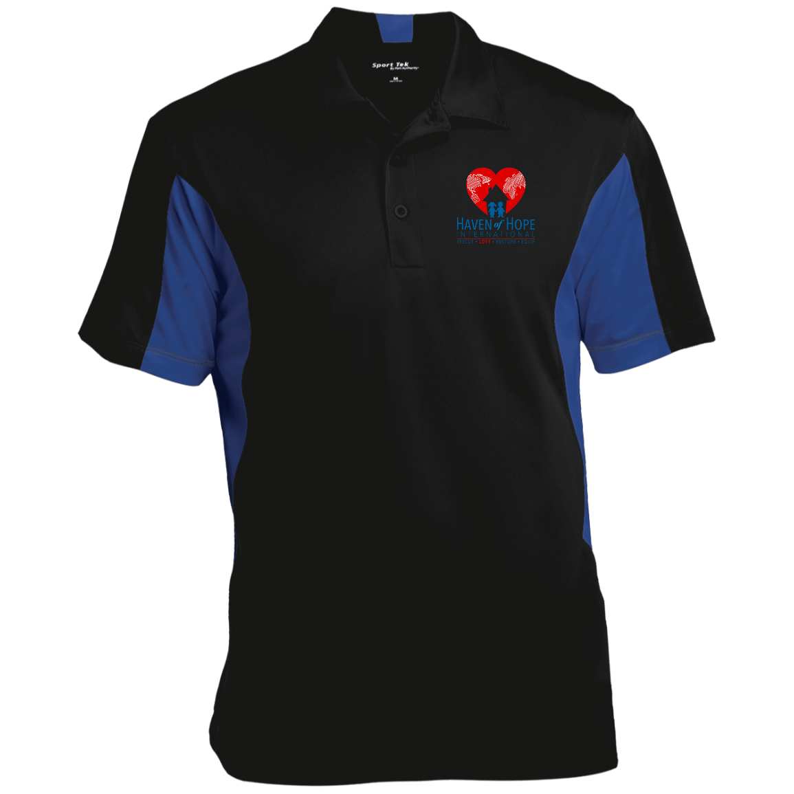 HOHI ST655 Men's Colorblock Performance Polo