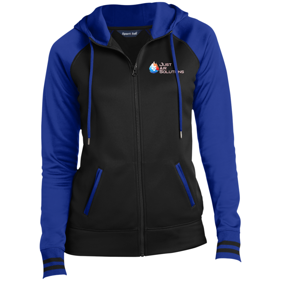 JUST AIR SOLUTIONS Ladies' Sport-Wick® Full-Zip Hooded Jacket