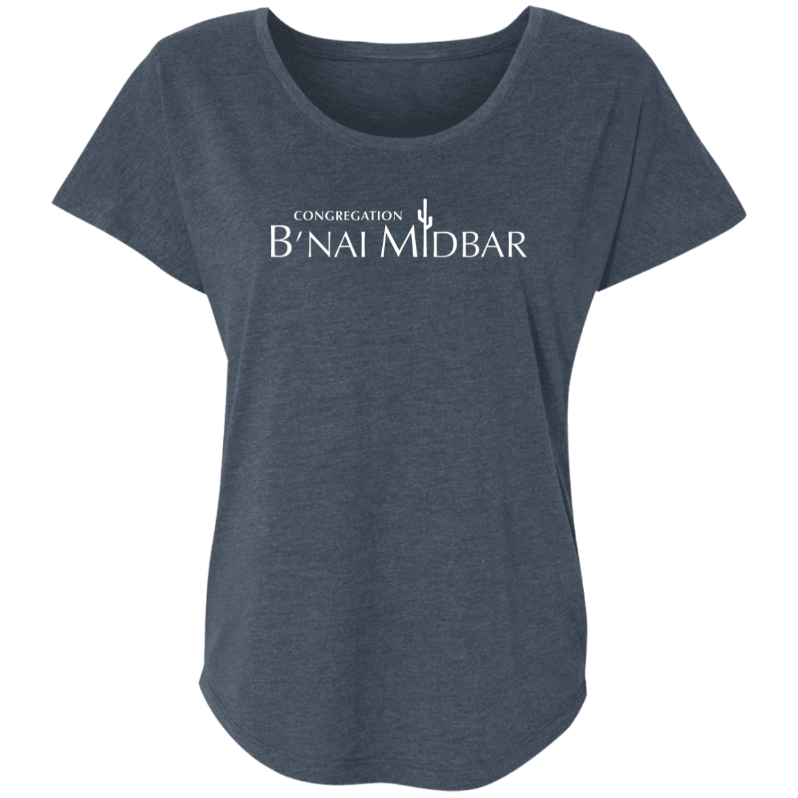 B'nai Midbar NL6760 Ladies' Triblend Dolman Sleeve