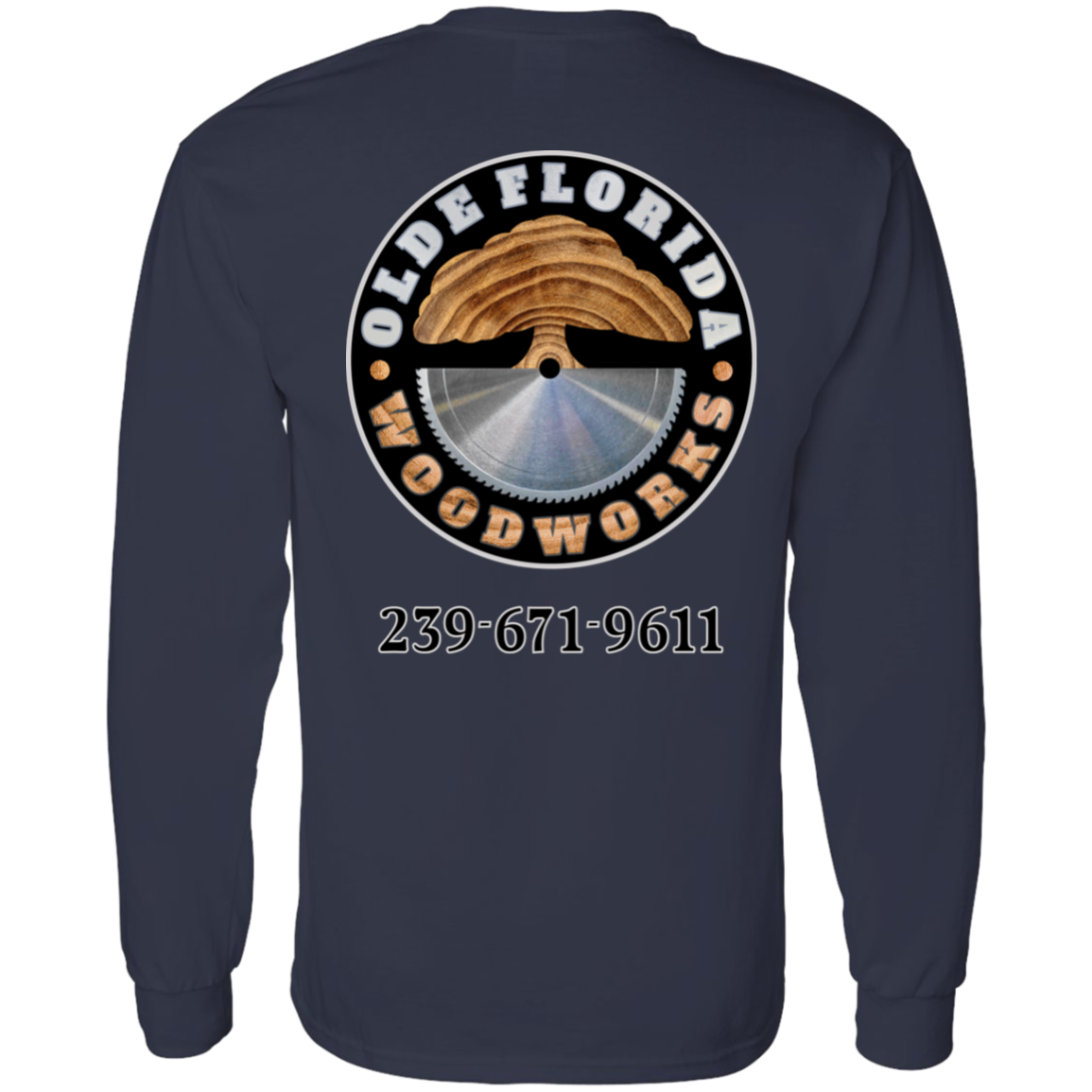 OLDE FLORIDA WOODWORKS G540 LS T-Shirt 5.3 oz.