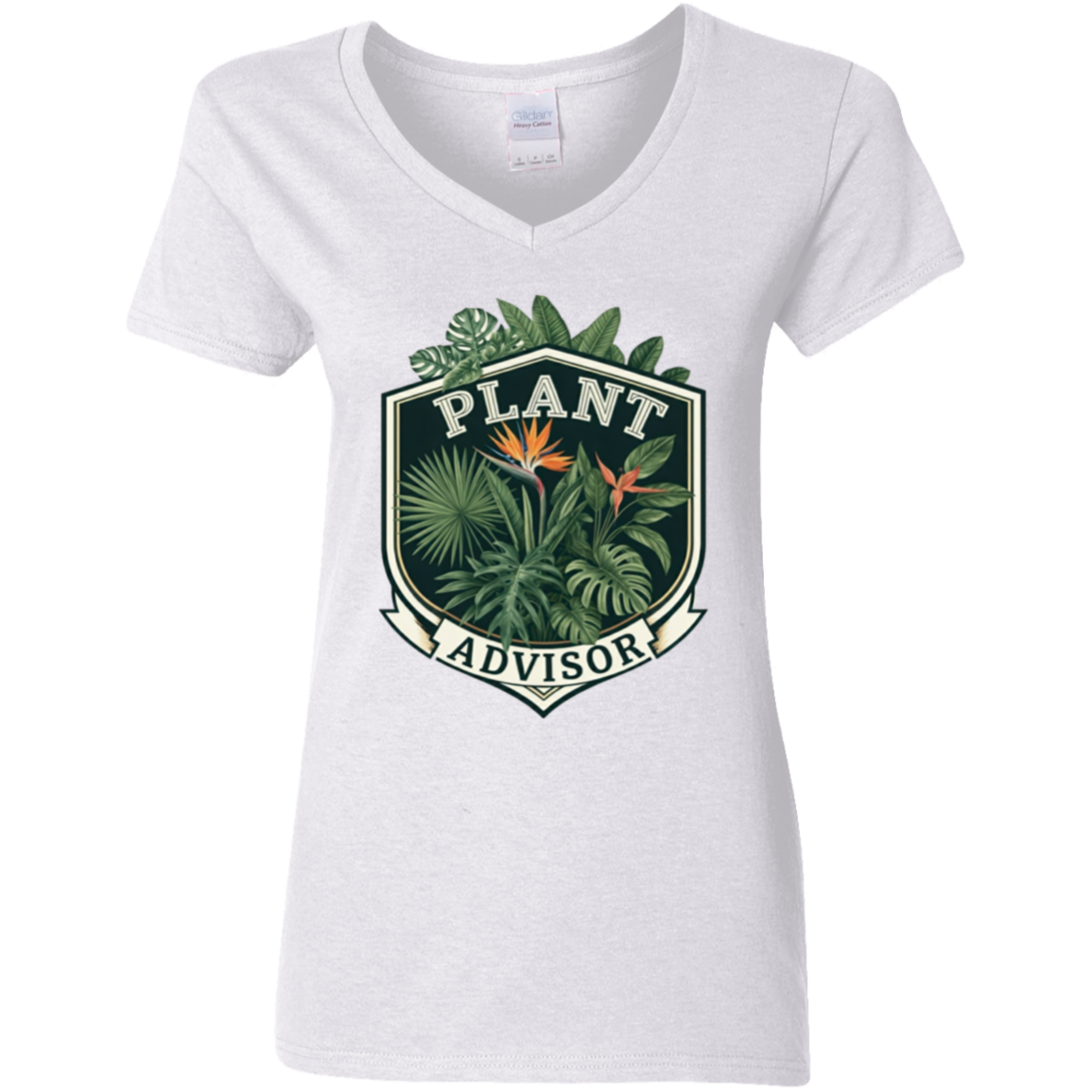 G500VL Ladies' 5.3 oz. V-Neck T-Shirt