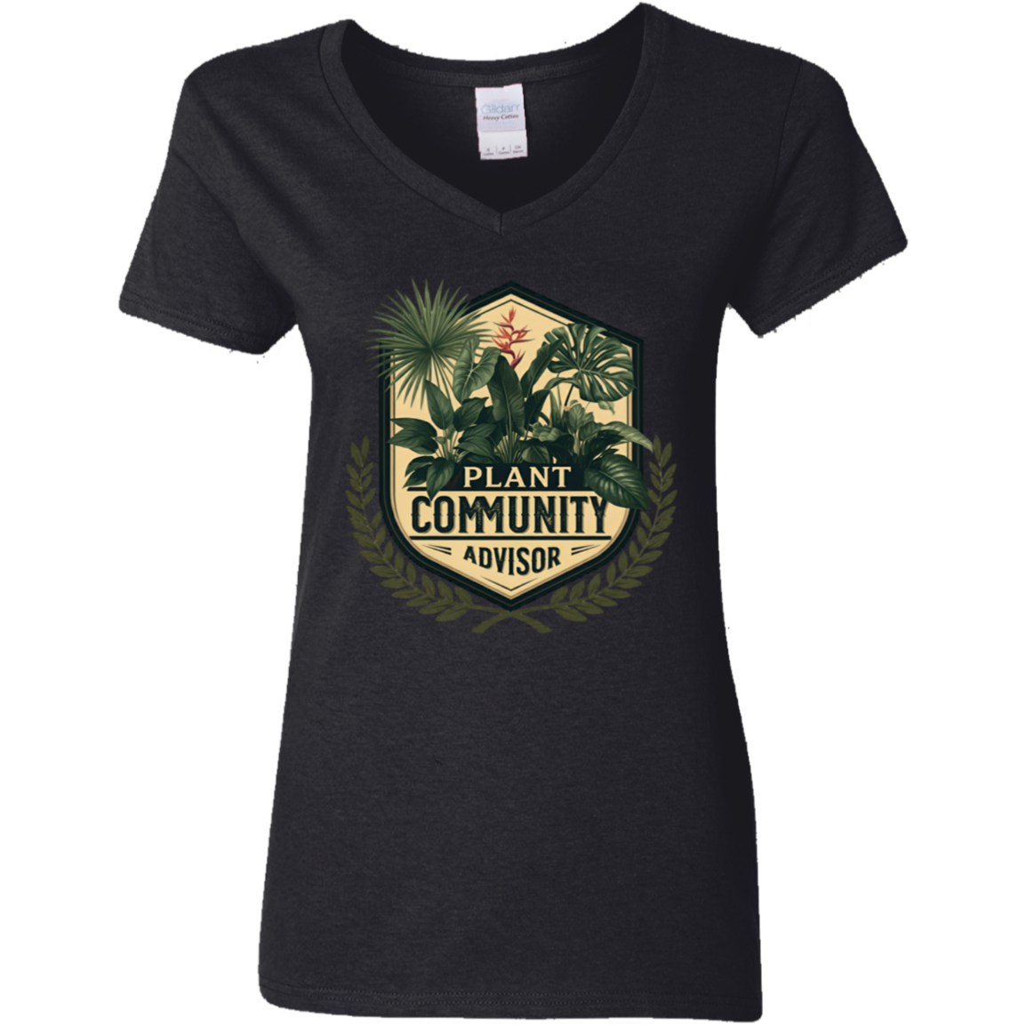 G500VL Ladies' 5.3 oz. V-Neck T-Shirt