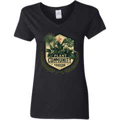 G500VL Ladies' 5.3 oz. V-Neck T-Shirt