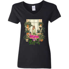 G500VL Ladies' 5.3 oz. V-Neck T-Shirt