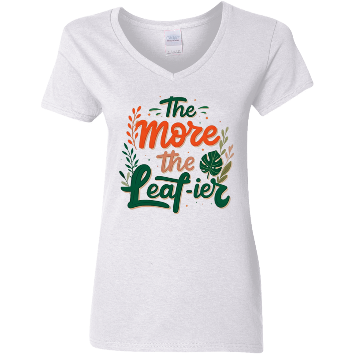 G500VL Ladies' 5.3 oz. V-Neck T-Shirt