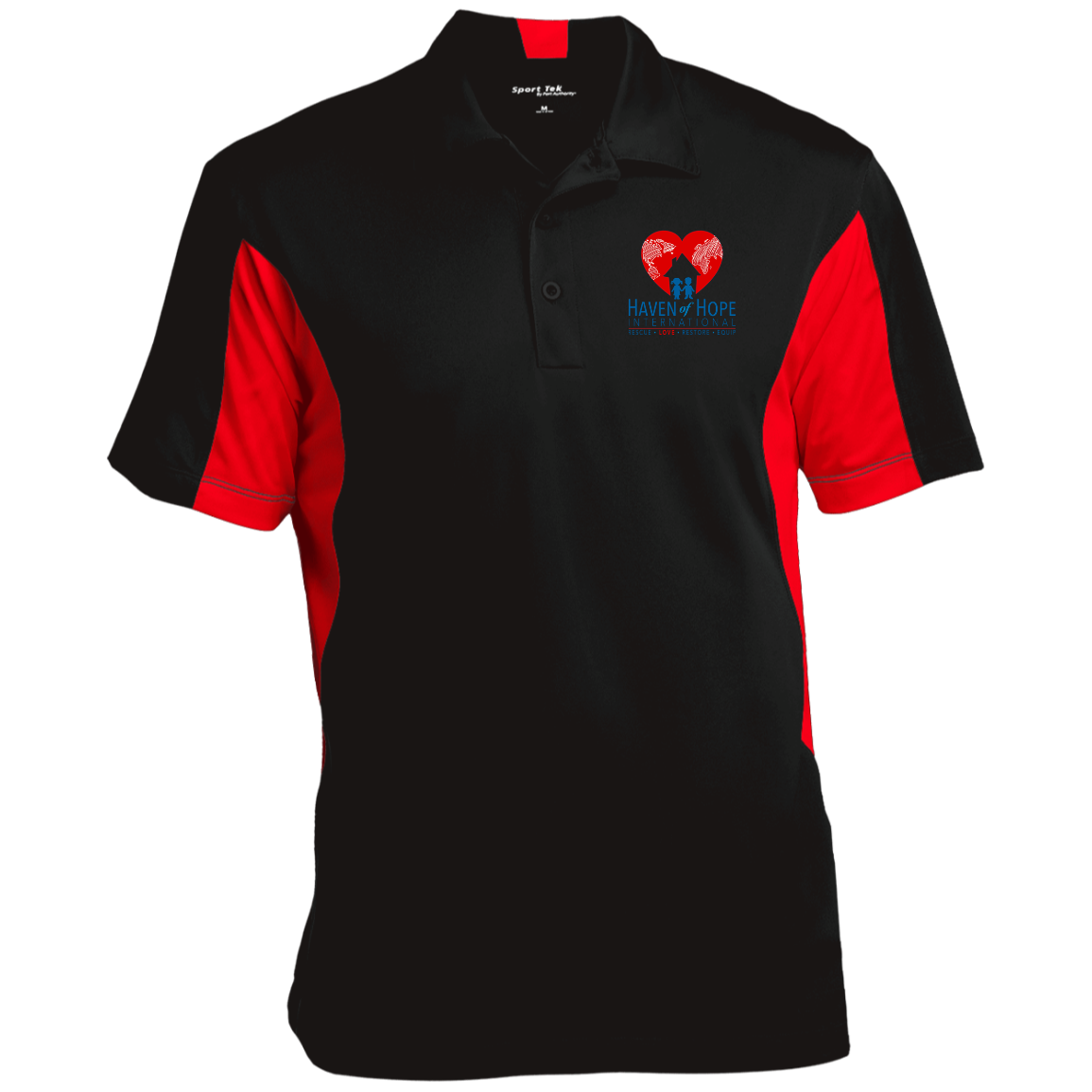 HOHI ST655 Men's Colorblock Performance Polo