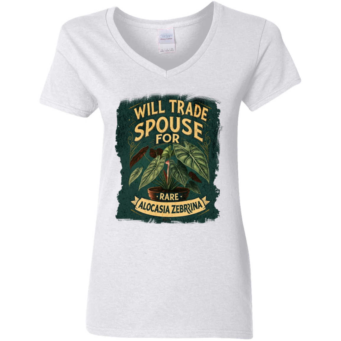 G500VL Ladies' 5.3 oz. V-Neck T-Shirt