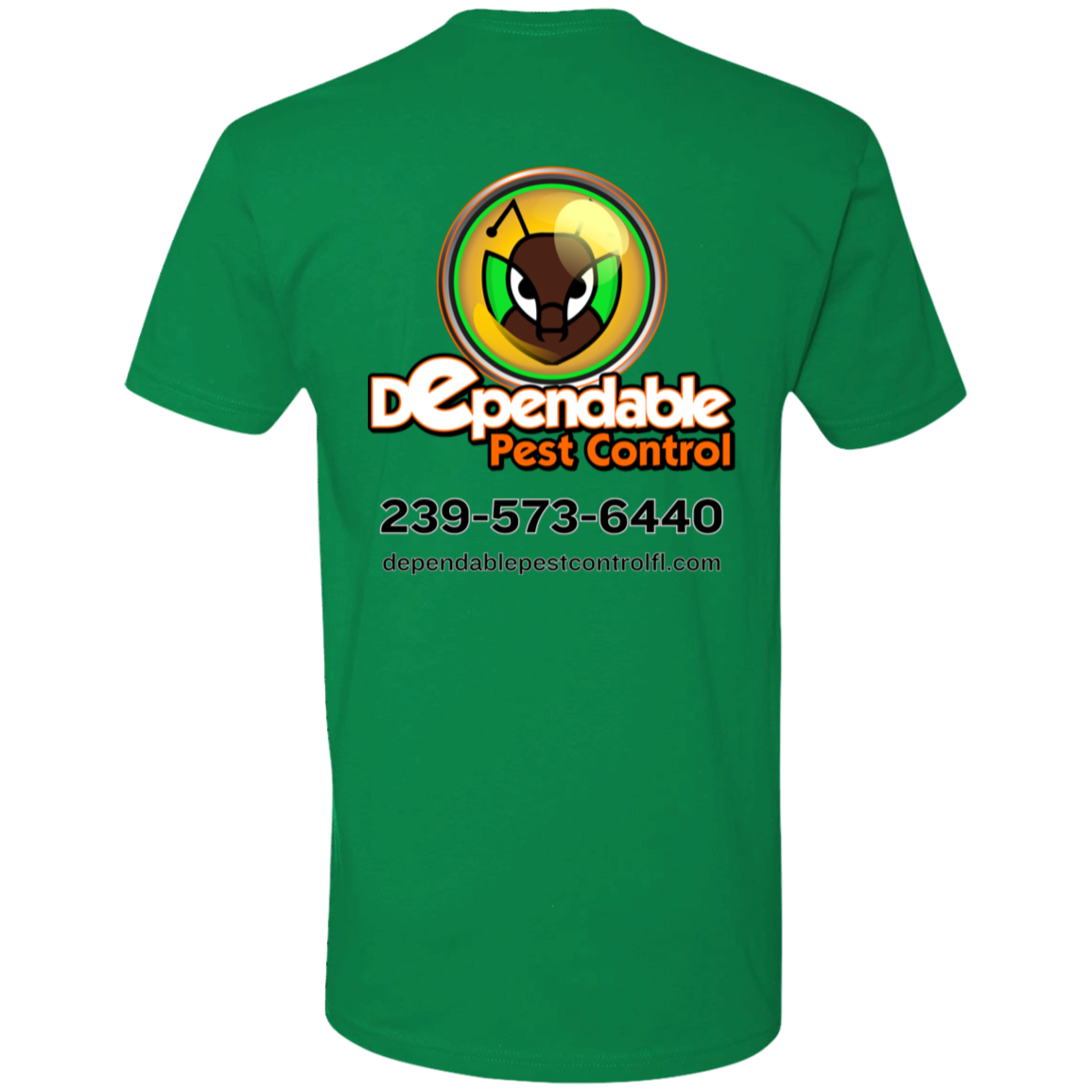 DEPENDABLE PEST CONTROL - NL3600 Premium Short Sleeve T-Shirt