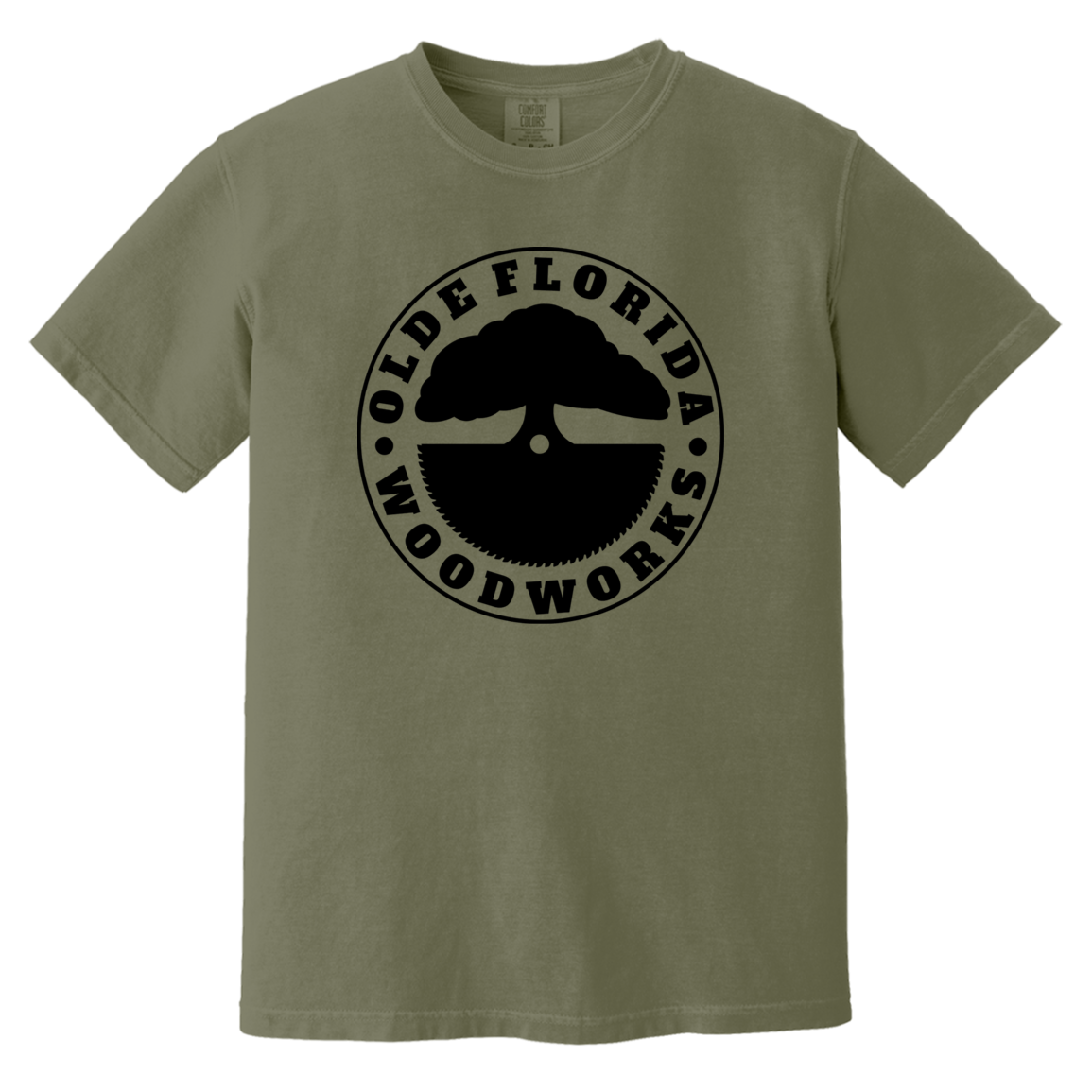 OLDE FLORIDA WOODWORKS CC1717 Heavyweight Garment-Dyed T-Shirt