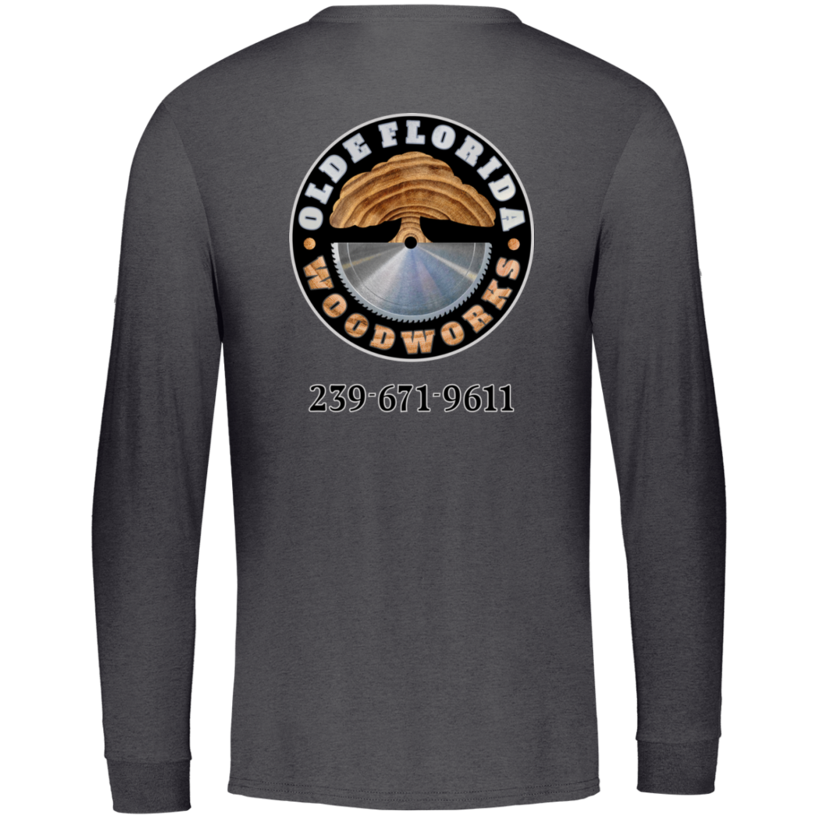 OLDE FLORIDA WOODWORKS 64LTTM Essential Dri-Power Long Sleeve Tee
