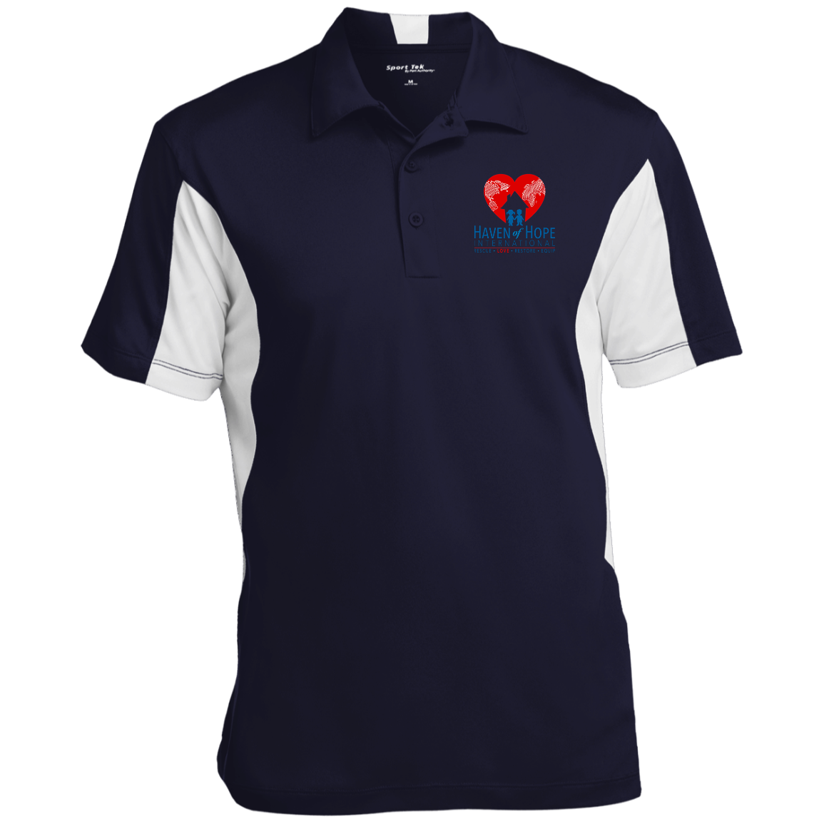 HOHI ST655 Men's Colorblock Performance Polo