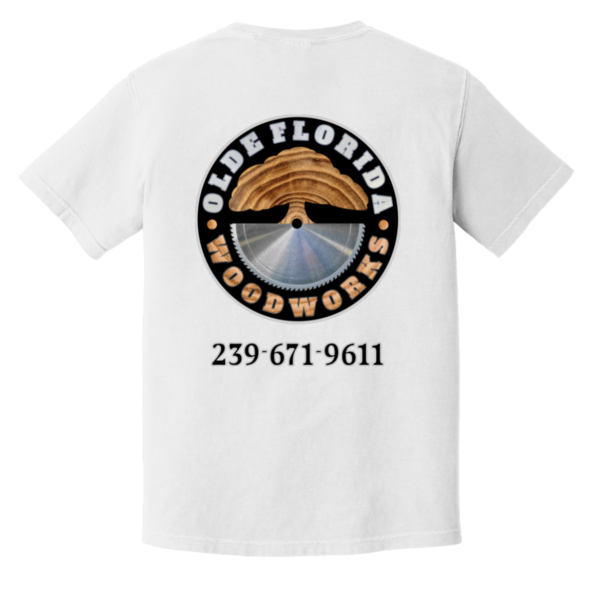OLDE FLORIDA WOODWORKS CC1717 Heavyweight Garment-Dyed T-Shirt