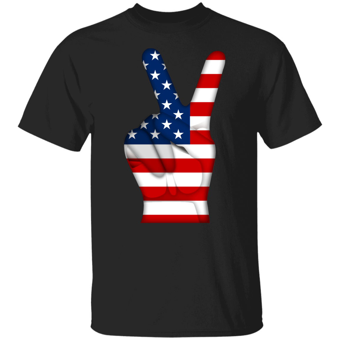 AMERICAN PEACE SIGN TEE