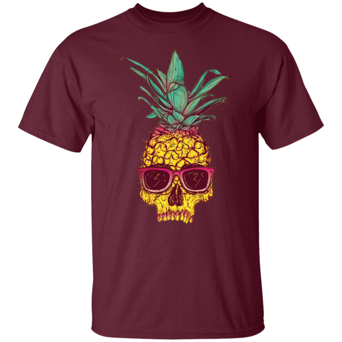 PINEAPPLE SKULL TEE