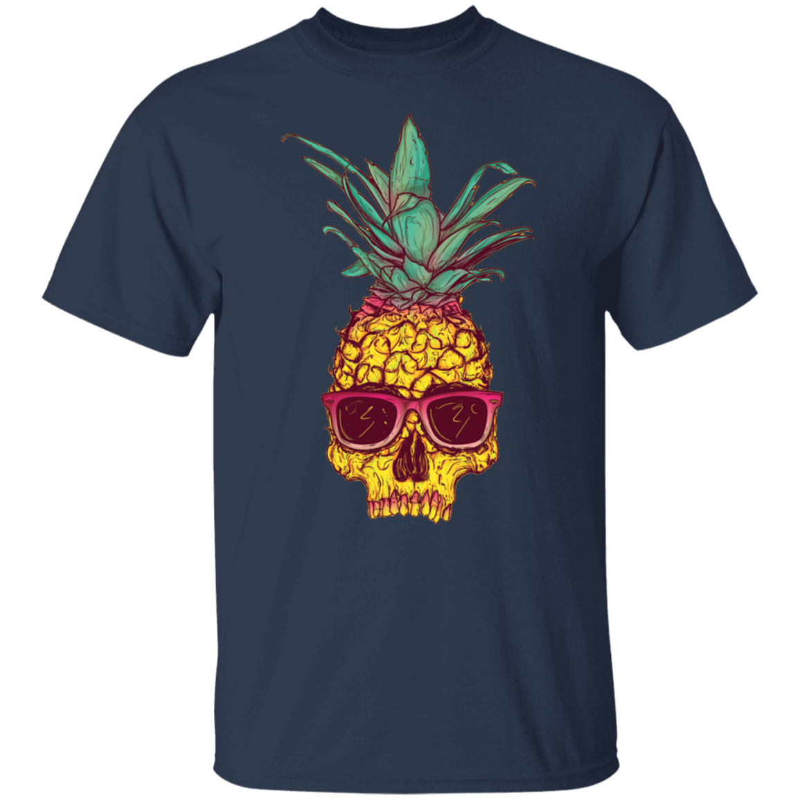 PINEAPPLE SKULL TEE