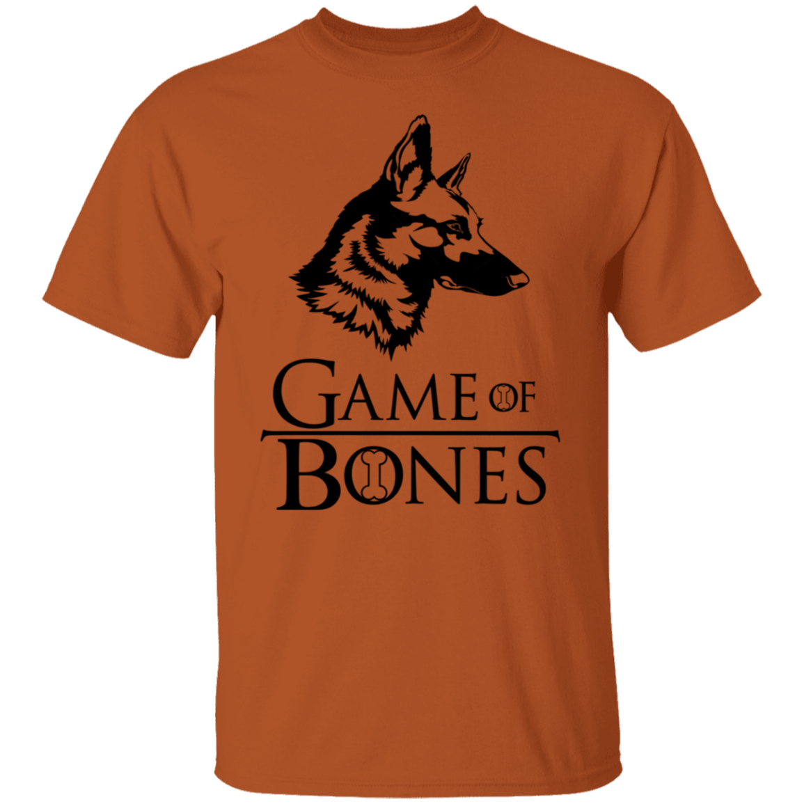 GAME OF BONES GERMAN SHEPARD DOG TEE