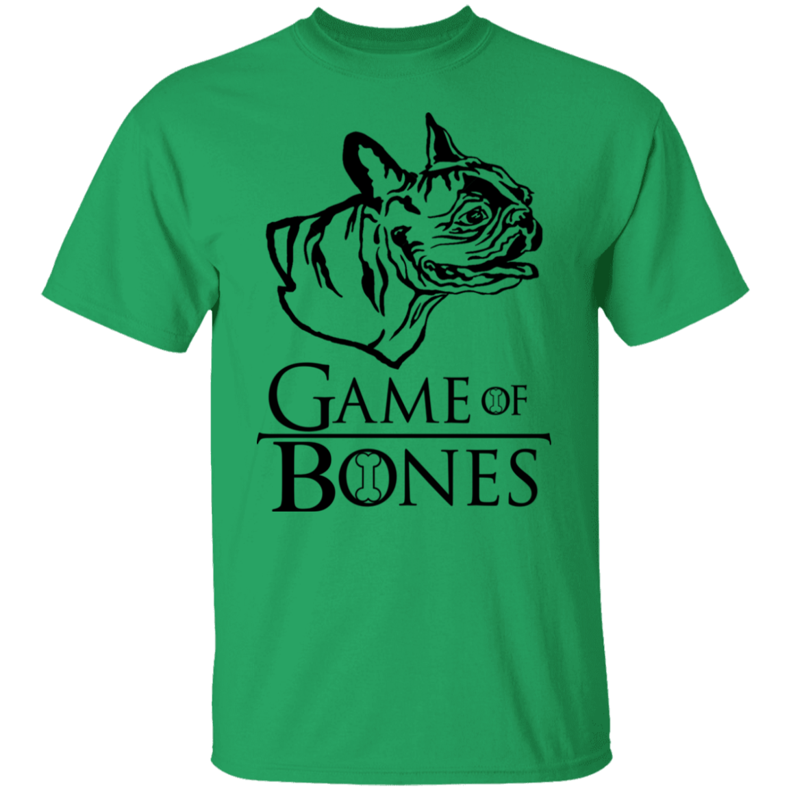 GAME OF BONES FRENCH BULLDOG DOG TEE