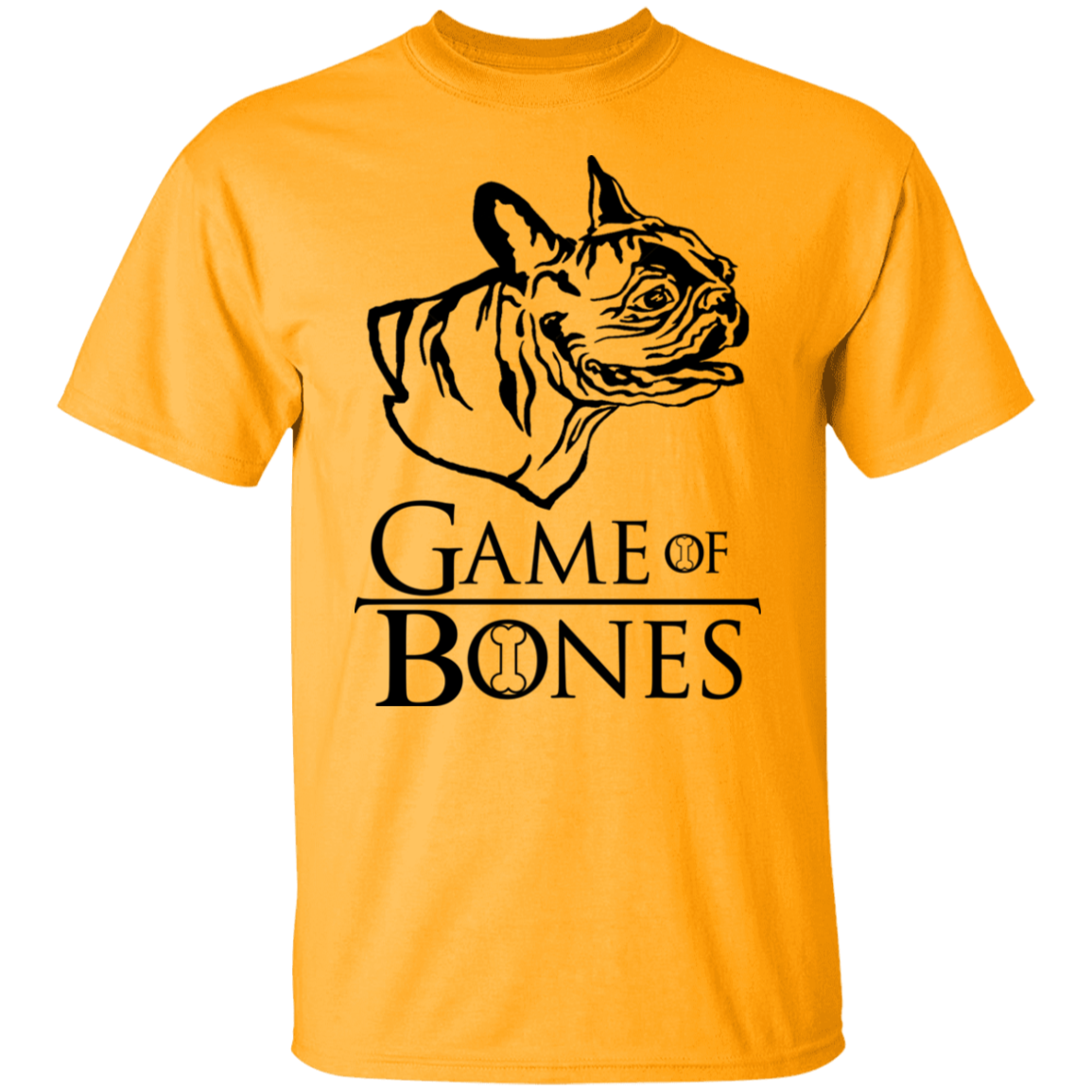 GAME OF BONES FRENCH BULLDOG DOG TEE