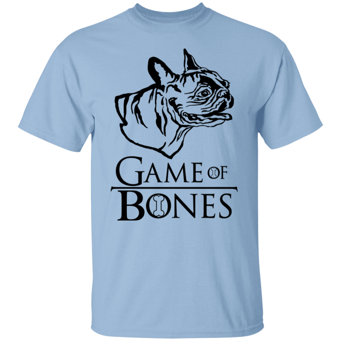 GAME OF BONES FRENCH BULLDOG DOG TEE