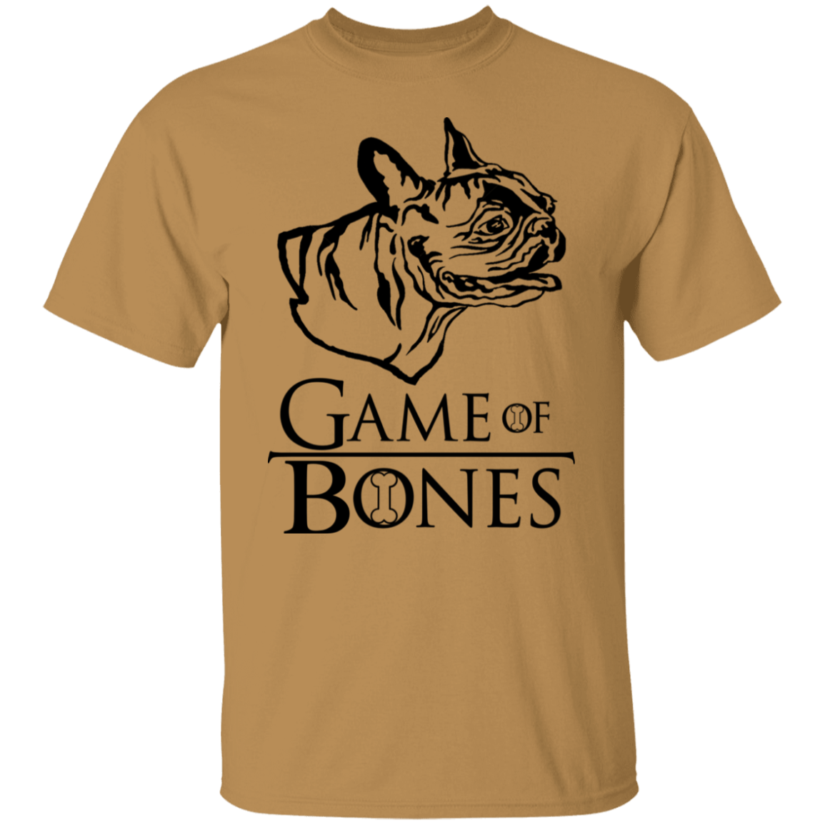 GAME OF BONES FRENCH BULLDOG DOG TEE