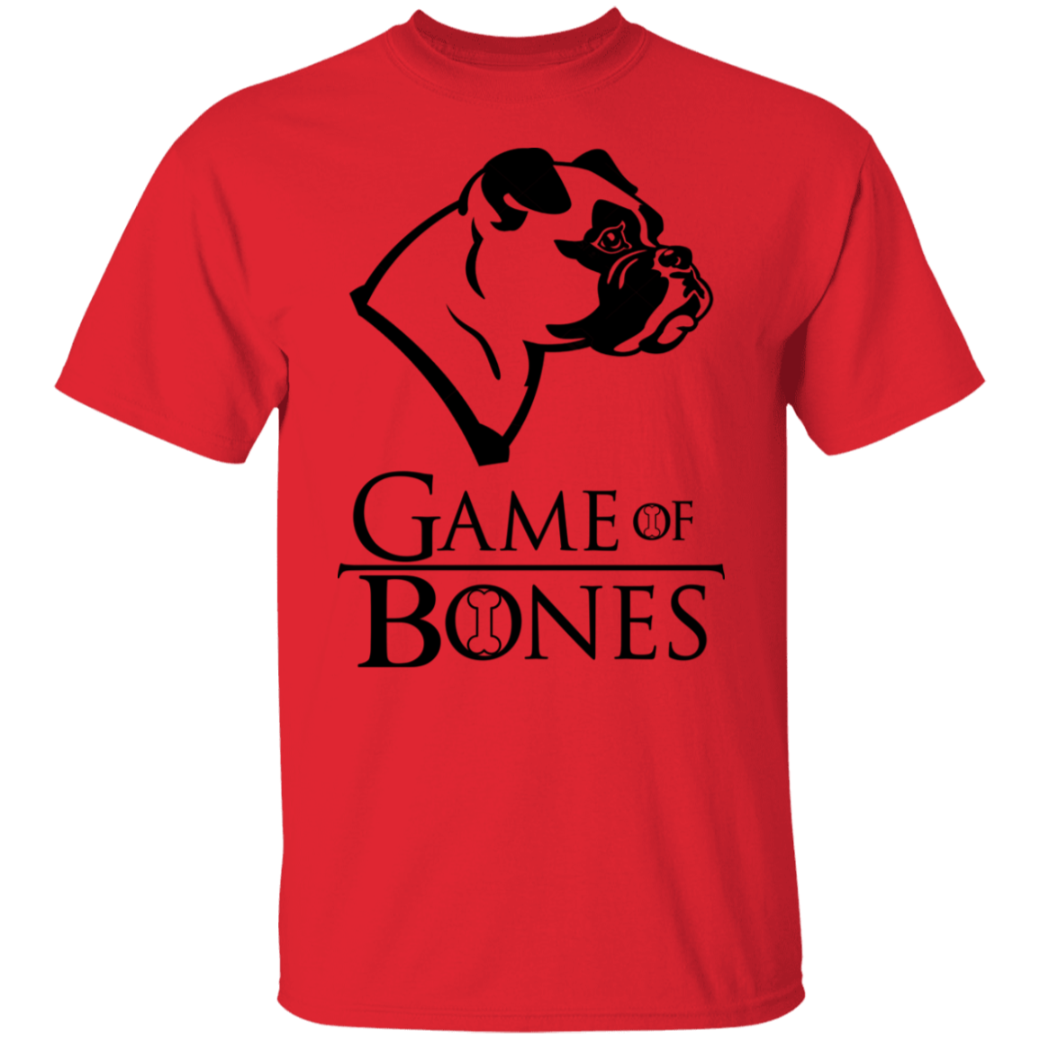 GAME OF BONES BOXER DOG TEE