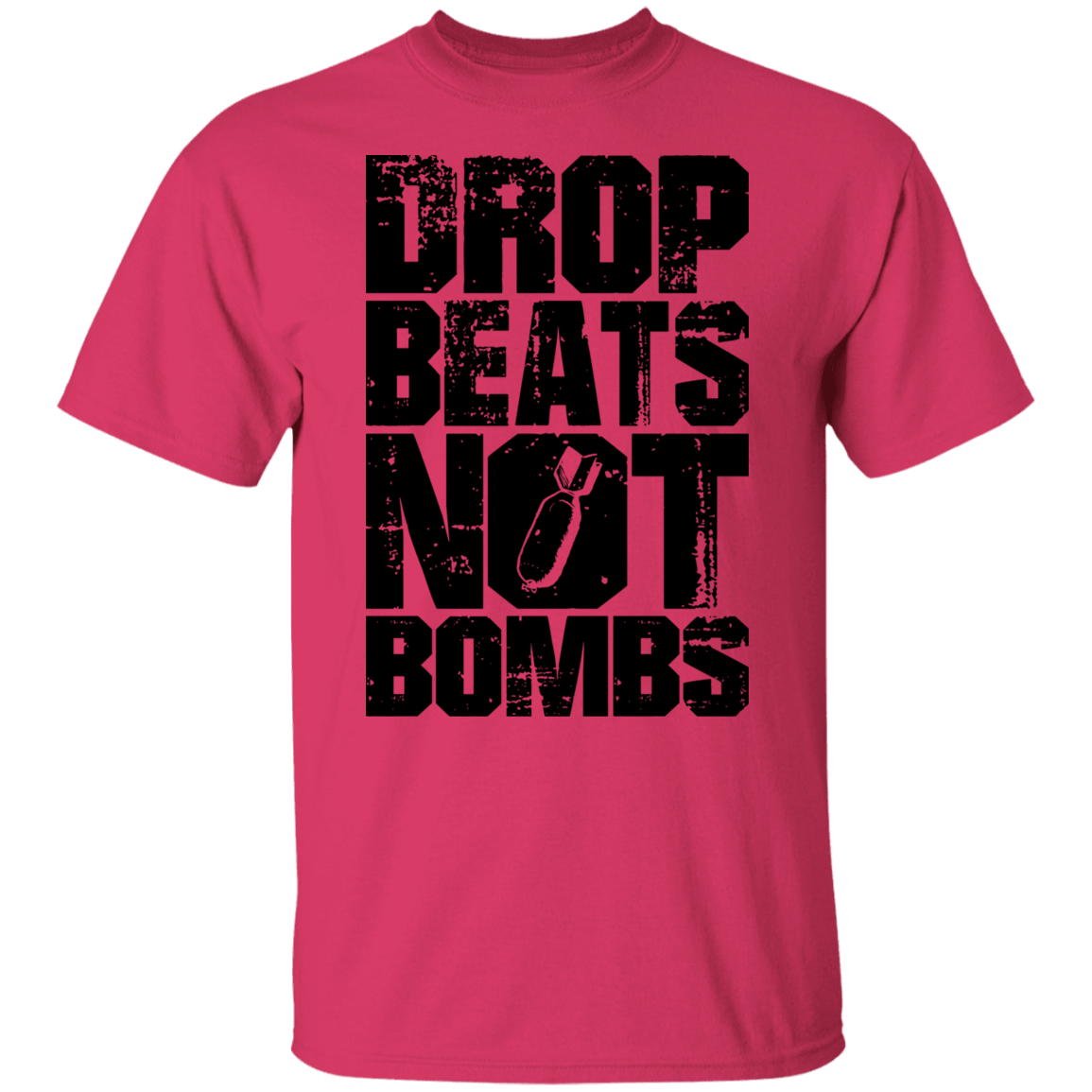 DROP BEATS NOT BOMBS TEE