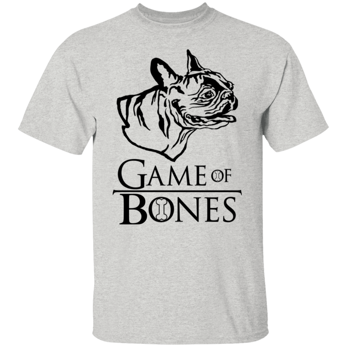 GAME OF BONES FRENCH BULLDOG DOG TEE